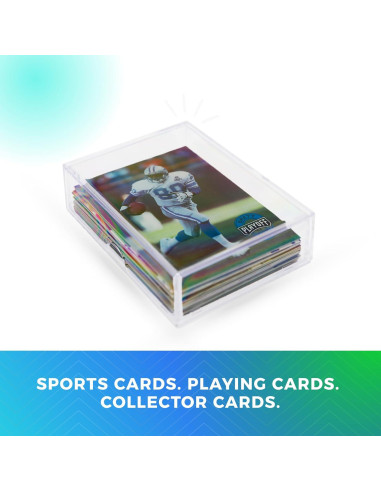 10 Cajas de Almacenamiento de Cartas Transparentes Gary Plastic