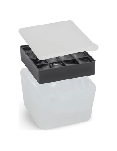 Bandeja de Hielo W&P Mini Ice Box con Tapa - 48 Cubos - Silicona