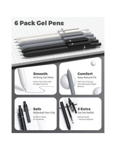 Suministros Escolares Cuatro Dulces 45 PCS Estuche Negro Suministros Escolares Cuatro Dulces 45 PCS Estuche Negro