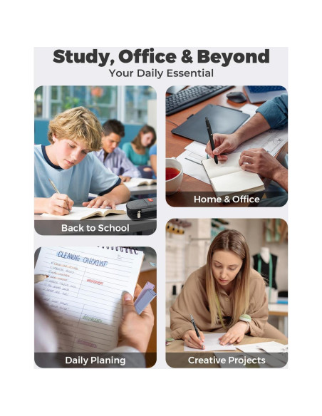 Suministros Escolares Cuatro Dulces 45 PCS Estuche Negro Suministros Escolares Cuatro Dulces 45 PCS Estuche Negro