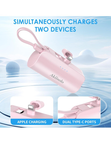 Cargador Portátil Huizhou 5000mAh para iPhone Carga Rápida