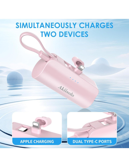 Cargador Portátil Huizhou 5000mAh para iPhone Carga Rápida Cargador Portátil Huizhou 5000mAh para iPhone Carga Rápida