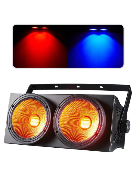 Luces Par COB DJXFLI 2x100W RGBWAuv 6 en 1 para eventos