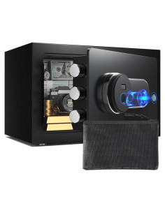 Caja de Seguridad Marcree Biométrica 0.5 Pies con Alarma