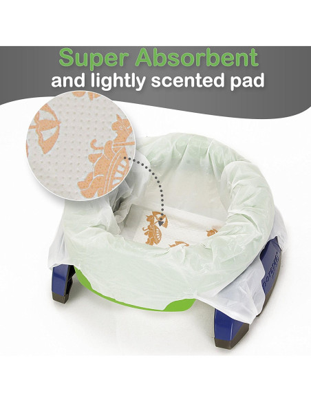 Forros Desechables para Asiento de Baño Kalencom Potette Plus - 90 Unidades