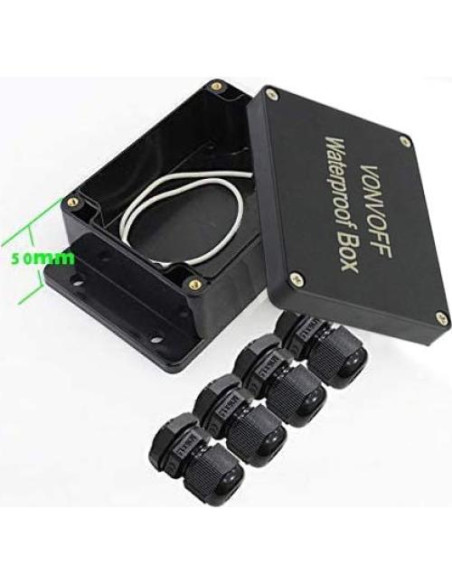 Caja Eléctrica a Prueba de Agua VONVOFF 100x68x50mm IP65