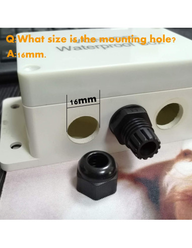 Caja Eléctrica a Prueba de Agua VONVOFF 100x68x50mm IP65