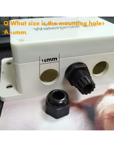 Caja Eléctrica a Prueba de Agua VONVOFF 100x68x50mm IP65