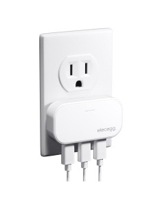 Cargador de Pared USB Elecegg PA038US 3 Puertos 3.4A