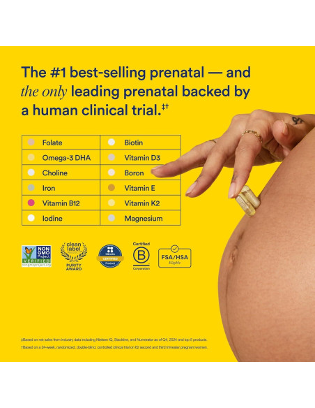 Multivitamínico Prenatal Ritual para Mujeres 30 Cápsulas Menta Multivitamínico Prenatal Ritual para Mujeres 30 Cápsulas Menta