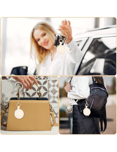 Caja de Joyería de Viaje Mini KFHENSOMR Blanca 11.5x5cm