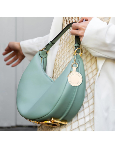 Caja de Joyería de Viaje Mini KFHENSOMR Blanca 11.5x5cm