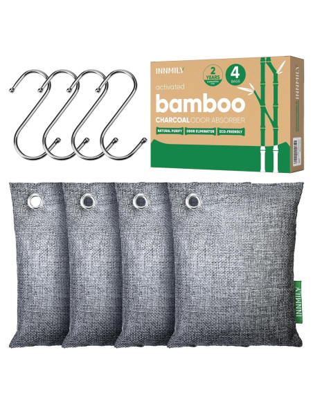 Absorbente de Olores Innmily 4x200g Carbón Activado Natural