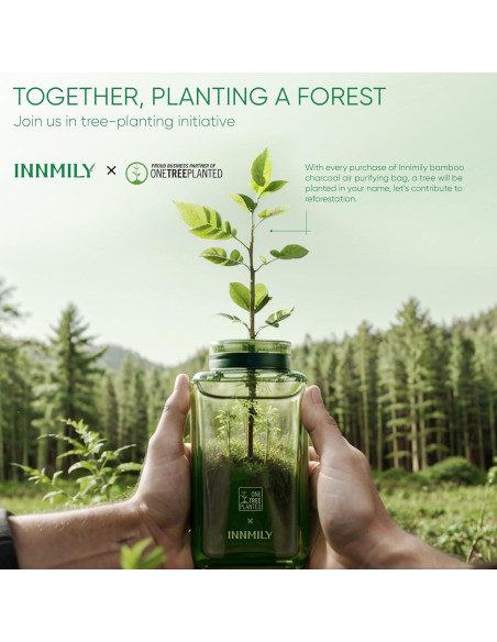 Absorbente de Olores Innmily 4x200g Carbón Activado Natural