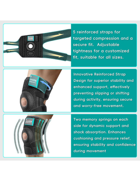 Férula para Rodilla ZEAZEN - Soporte Ajustable y Estabilizador