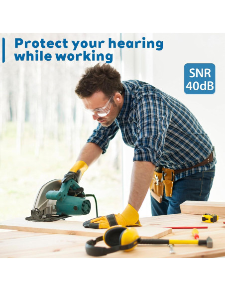 Tapones para oídos Yunaeduo 42 pares rosa con 40 dB