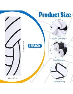 12 Toallas Refrigerantes CraftyDream Microfibra 101.6x30.5cm 2