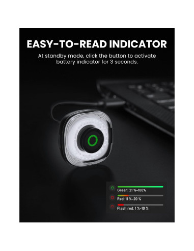 Luces Traseras Magicshine SEEMEE 150 MAG Recargables USB-C