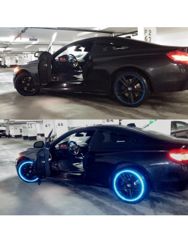 Cinta Reflectante de Llanta customTAYLOR33 Azul 43.18 cm