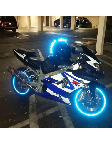 Cinta Reflectante de Llanta customTAYLOR33 Azul 43.18 cm