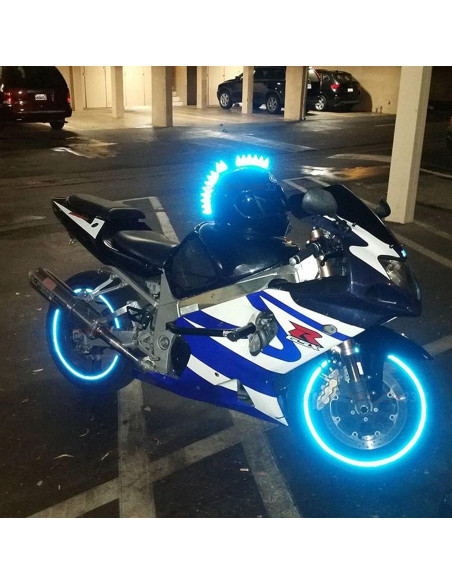 Cinta Reflectante de Llanta customTAYLOR33 Azul 43.18 cm