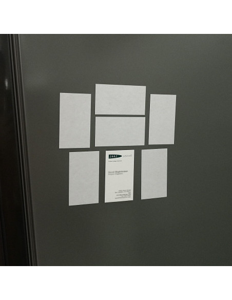 Imanes Autoadhesivos LLPT para Tarjetas de Negocios 100 Unidades