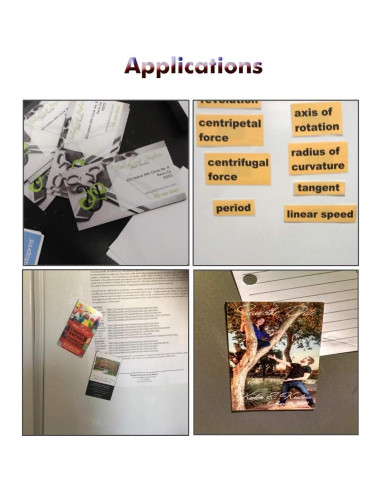 Imanes Autoadhesivos LLPT para Tarjetas de Negocios 100 Unidades