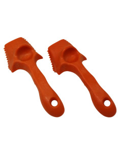 Escalador de Pescado de Plástico JSP Manufacturing - Naranja - 2 Unidades