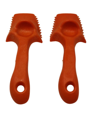 Escalador de Pescado de Plástico JSP Manufacturing - Naranja - 2 Unidades