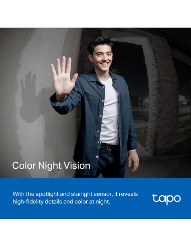 Timbre de Video Inteligente Tapo TP-Link D230S1 2K 5MP
