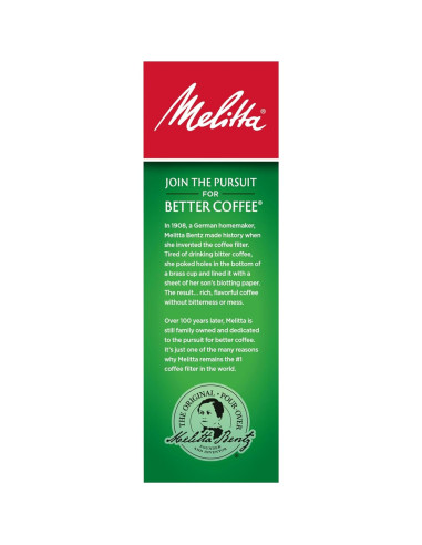 Filtro de Café Melitta BRWN NO2 Cono Papel 1 Unidad