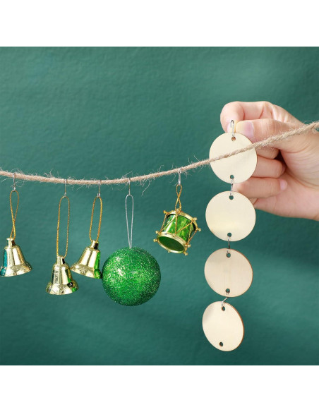 100 Ganchos en S Pequeños Shappy para Colgar Joyería Plata