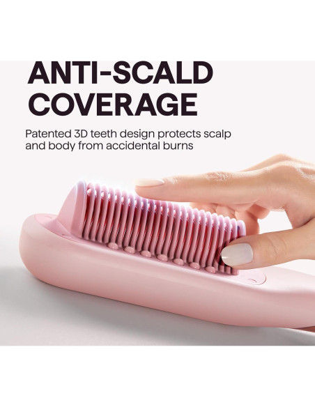 Cepillo Alisador de Cabello Wavytalk Pro Steam 3 en 1