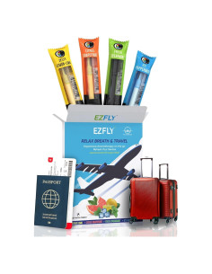 Inhalador de Aromaterapia EZFly - Portátil y Ligero, 4 Aromas