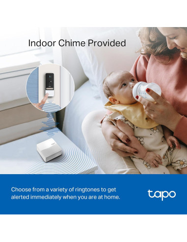 Timbre de Video Inteligente Tapo TP-Link D230S1 2K 5MP