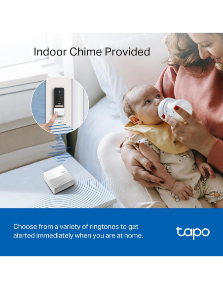 Timbre de Video Inteligente Tapo TP-Link D230S1 2K 5MP