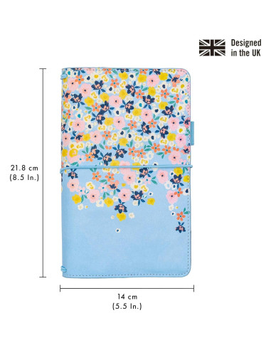 Cuaderno de Viajero Pukka Pad Carpe Diem Floral Ditsy 21.6x14cm