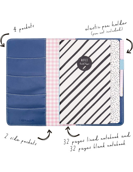 Cuaderno de Viajero Pukka Pad Carpe Diem Floral Ditsy 21.6x14cm