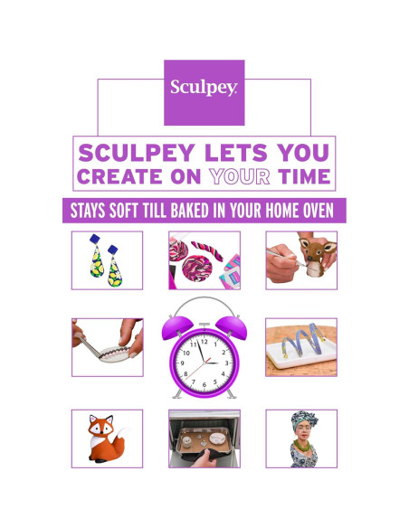 Arcilla Polimérica Sculpey UltraLight 226.8 g Blanca No Tóxica