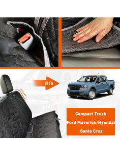Funda de Asiento para Perros Kistrba Impermeable 600D - Ford Maverick/Santa Cruz 2