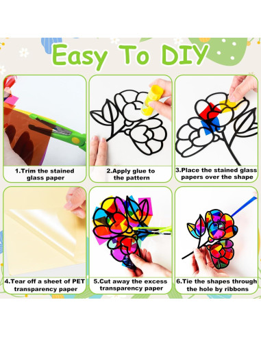 Kit de Manualidades de Atrapasueños EggSun 36 Sets para Niños