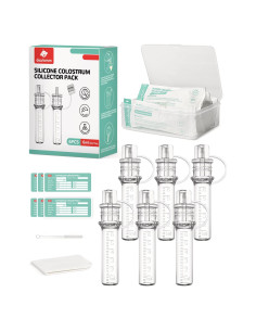 Kit de Recolección de Calostro DEARLOMUM 6ml 6pcs Reutilizable