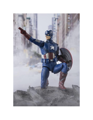 Figura de Acción Capitán América Bandai S.H.Figuarts 15cm