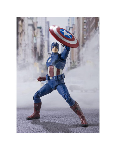 Figura de Acción Capitán América Bandai S.H.Figuarts 15cm