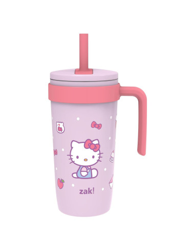 Taza de Viaje Zak Designs Hello Kitty 532ml Acero Inoxidable
