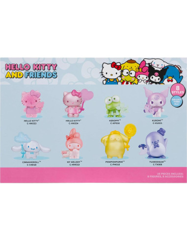 Paquete de Figuras Hello Kitty y Amigos 8-Pack Jazwares - 5.08 cm