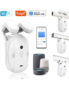 Apertura Automática Cortinas Inteligente OUGETHER 3 en 1 WiFi 2