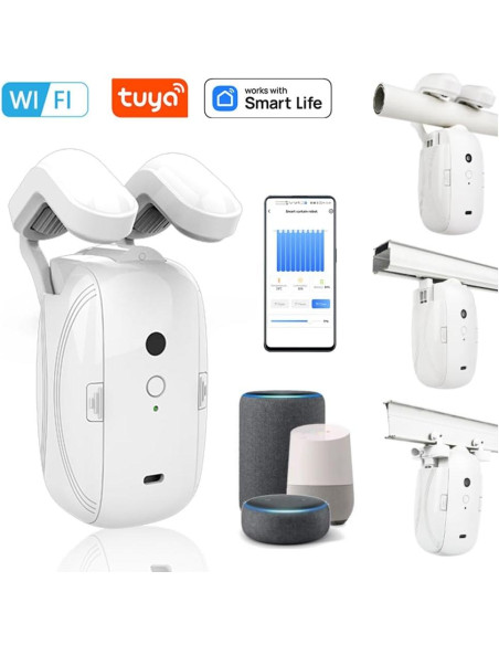 Apertura Automática Cortinas Inteligente OUGETHER 3 en 1 WiFi