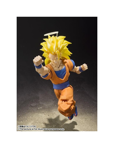 Figura de Acción S.H.Figuarts Super Saiyan 3 Son Goku Bandai