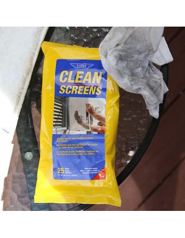 Toallitas Limpia Pantallas Ettore - 25 Unidades - Sin Pelusa